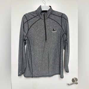 Eagle Crest Resort Women’s Textured Black and Gray top with zipper